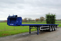 Flatbed Trailer available from B.J.Clarke Haulage Contractors in Wrexham & Chester