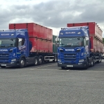 Two extra wide loads.